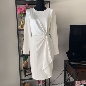 Donna Karan New York Long Sleeve Midi Dress